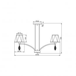 Потолочная люстра Vele Luce Sinfonia VL4184L08  - 4 купить